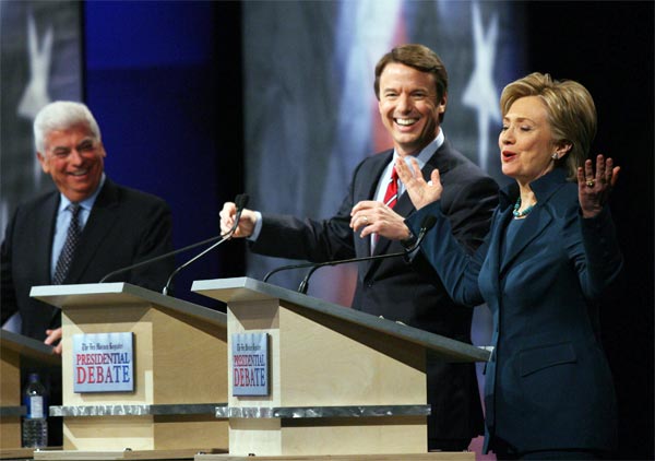 Des Moines Register Democratic Presidential Debate.