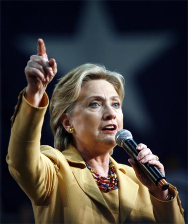 Hillary Clinton.