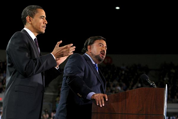 Barack Obama and Bill Richardson.