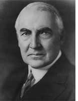 Warren Harding. Click image to expand.