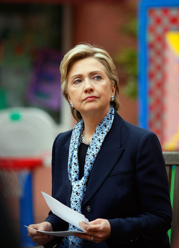 Hillary Clinton.