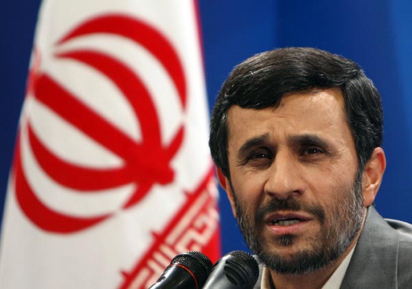 Iranian President Mahmoud Ahmadinejad.