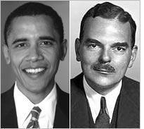 Barack Obama and Thomas Dewey. Click image to expand.