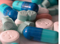 Photograph of pills by Mary A. Pen. Click image to expand.