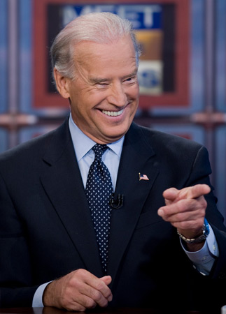 Democratic vice presidential nominee Sen. Joseph Biden.