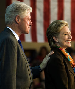 Bill and Hillary Clinton. Click image to expand.