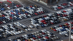 Car lot.
