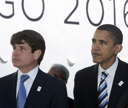 Rod Blagojevich and Barack Obama in spring 2007. Click image to expand.