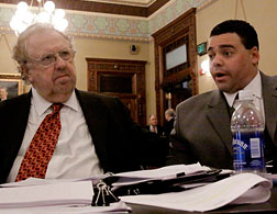 Rod Blagojevich's lawyers, Ed Genson (left) and Sam Adam Jr. Click image to expand.
