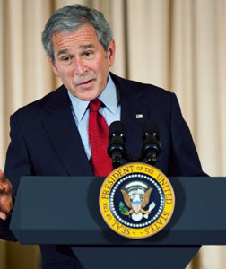 President George W. Bush. Click image to expand.