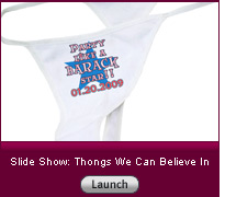 Click here for a slide-show essay on the merchandise commemorating the inauguration of Barack Obama.