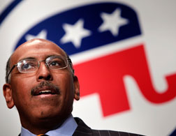 RNC Chairman Michael Steele. Click image to expand.