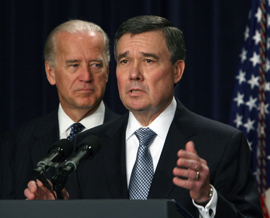 Vice President Joe Biden and Gil Kerlikowske.