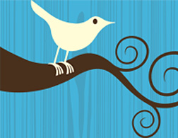 Twitter logo.