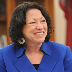 Photograph of Sonia Sotomayor.