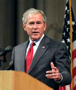 Former President George W. Bush. Click image to expand.