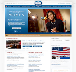 Screengrab of Whitehouse.gov.