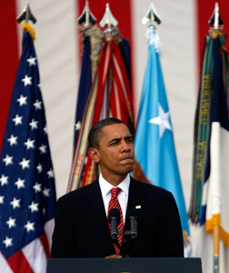 Barack Obama at Fort Hood. Click image to expand.