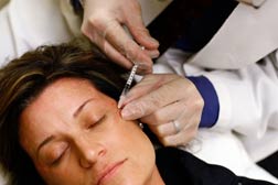 Woman getting botox injection. Click image to expand.