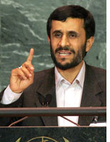 Iranian President Mahmoud Ahmadinejad. Click image to expand.