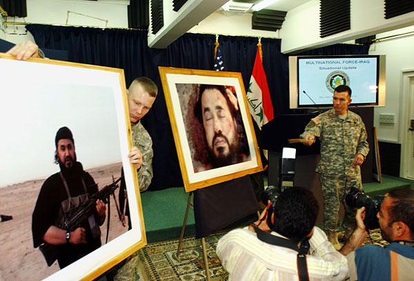 The U.S. military confirms Zarqawi's death. 