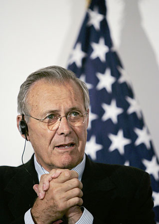 Donald Rumsfeld.