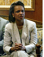 US Secretary of State Condoleezza Rice. Click image to expand.