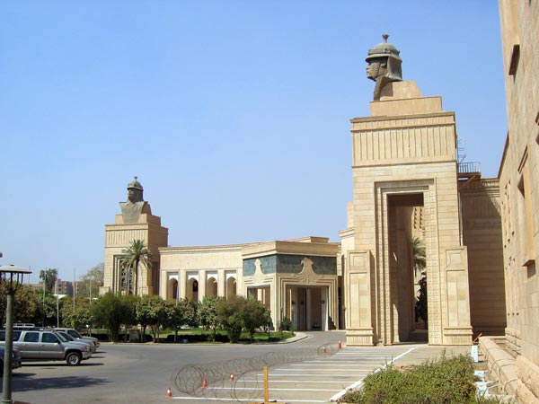 The headquarters of the CPA (formerly Saddam's Republican Palace).