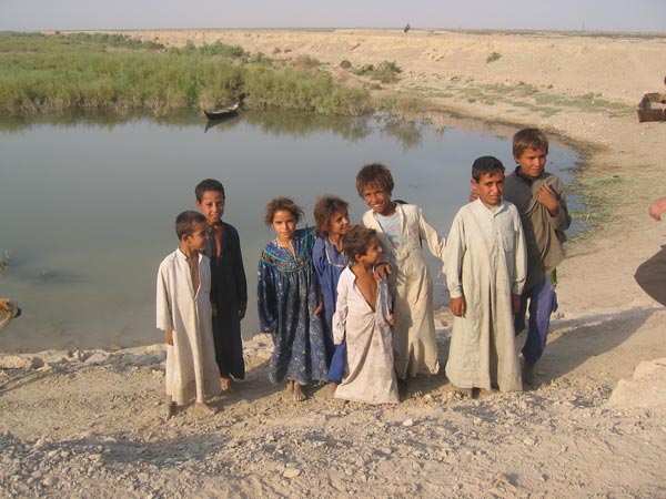 Marsh Arab children.