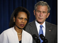 Condoleezza Rice and George Bush. Click image to expand.