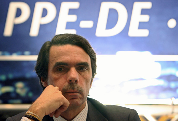 Former Spanish Prime Minister Jose Maria Aznar.