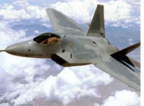 An F-22 Raptor 4001 stealth fighter. Click image to expand.