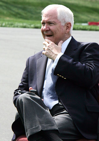 U.S. Secretary of Defense Robert Gates.