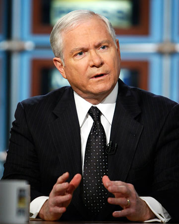 Secretary of Defense Robert Gates.