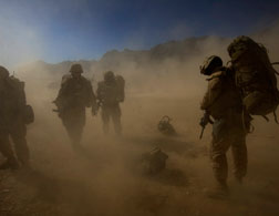 U.S. Marines in Afghanistan. Click image to expand.