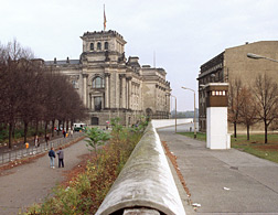 The site of the Berlin Wall.