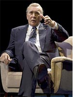 Frank Langella as Richard Nixon in Frost/Nixon.