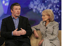 Alec Baldwin with Barbara Walters on The View 