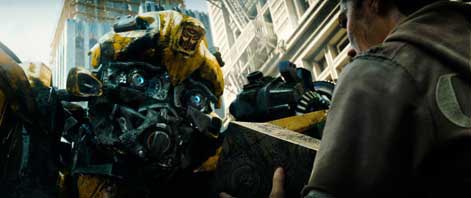 Scene from Transformers.