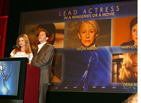 Kyra Sedgwick and Jon Cryer announce the 2007 Emmy nominations 