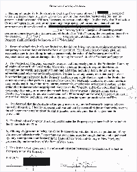The Borat movie's location agreement document. Click to view enlarged image.