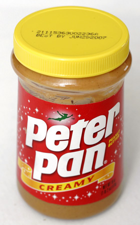 Peter Pan peanut butter.