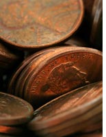 A pile of pennies 
Click image to expand.