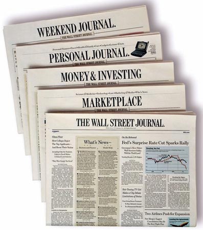 How does the Wall Street Journal report on itself?