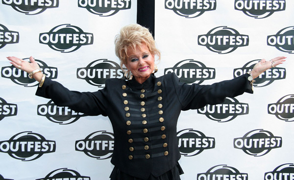 Tammy Faye Messner at the Outfest gay film festival.