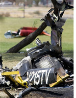 Helicopter crash. Click image to expand.