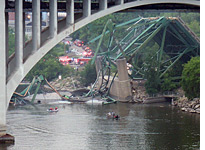 Collapsed bridge. Click image to expand.