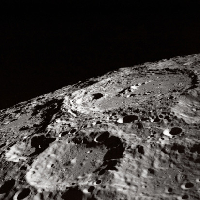 The moon.