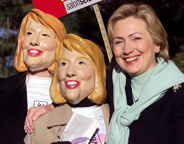 Hillary, Hillary, and Hillary.