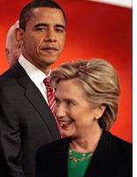 Hillary Clinton and Barack Obama. Click image to expand.